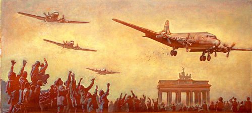 WW2 bombers over Germany