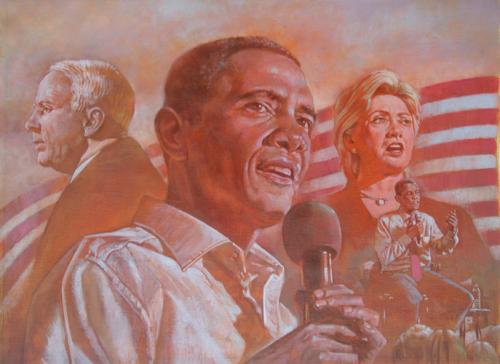 Barrack Obama and Hillary Clinton